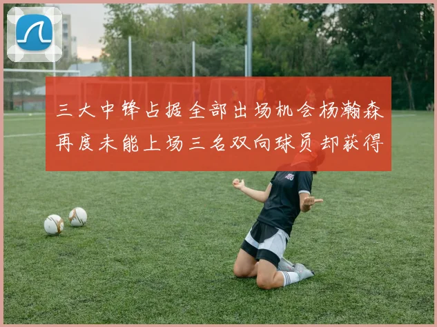 三大中锋占据全部出场机会杨瀚森再度未能上场三名双向球员却获得机会